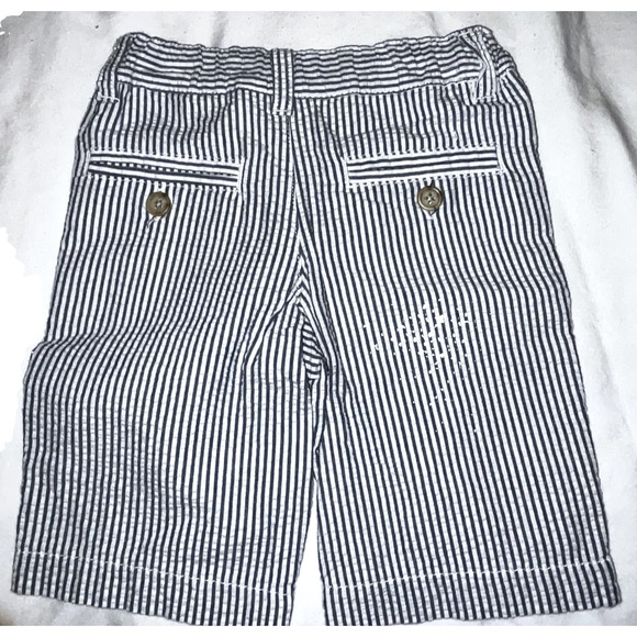 Hooray by Cynthia Rowell Blue White Seersucker Baby Boys 3 Piece Suit 0-3 Months - Picture 7 of 15